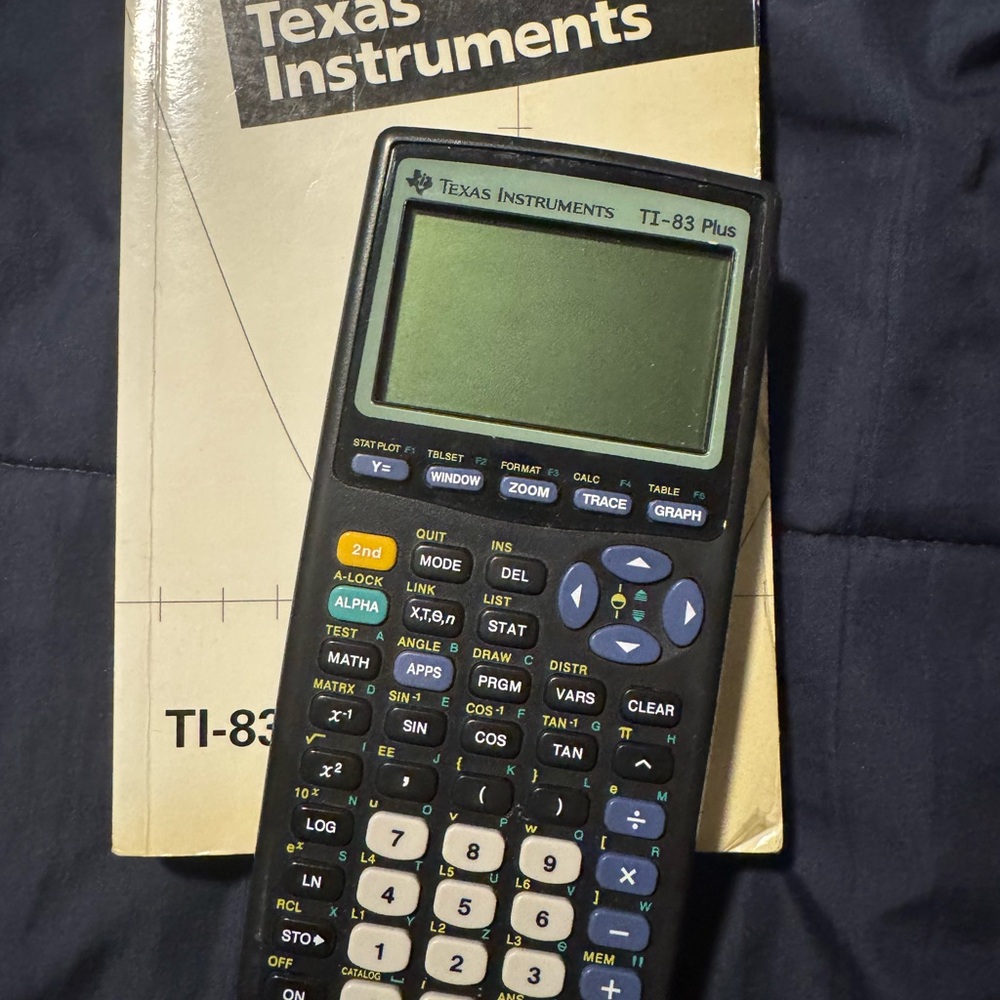 Texas Instruments TI-83 Plus Graphing Calculator - Black